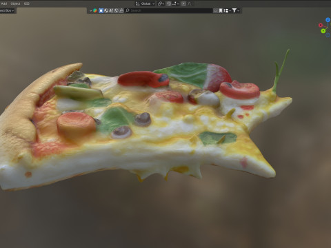 Pizza slice 10 3D मॉडल