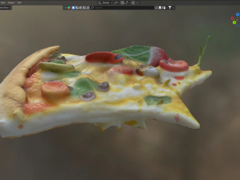 Fatia de pizza 10 Modelo 3D