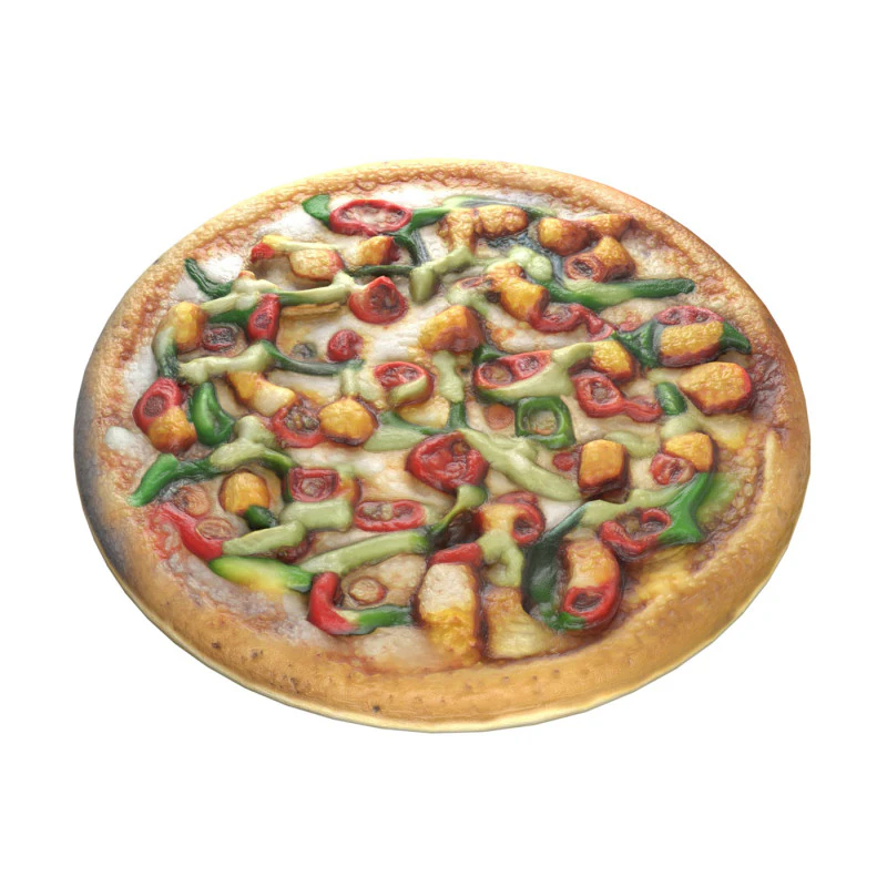 Pizza 11 Modelo 3D .c4d .max .obj .3ds .fbx .stl .blend