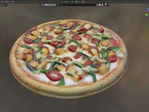 Pizza 11 Modelo 3D