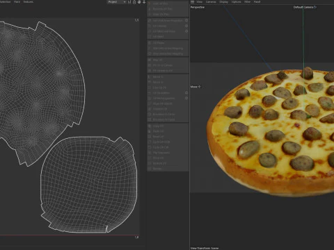 Піца 13 3D Модель