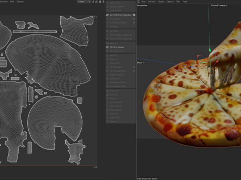Піца 15 3D Модель