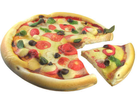 Pizza 16 Modelo 3D