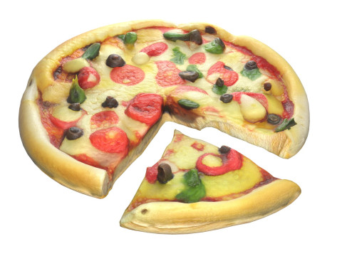 Pizza 16 Modelo 3D