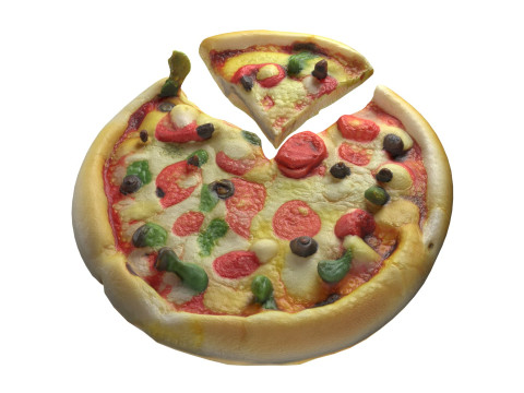 Pizza 16 Modelo 3D