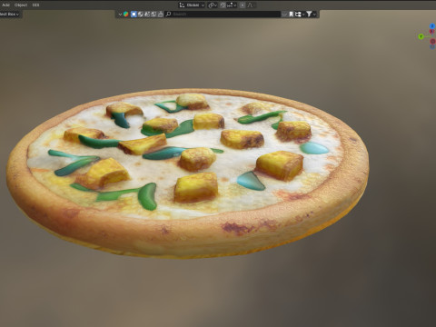 Pizza 17 Modelo 3D