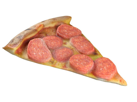 Cole&ccedil;&atilde;o de fatias de pizza Modelo 3D