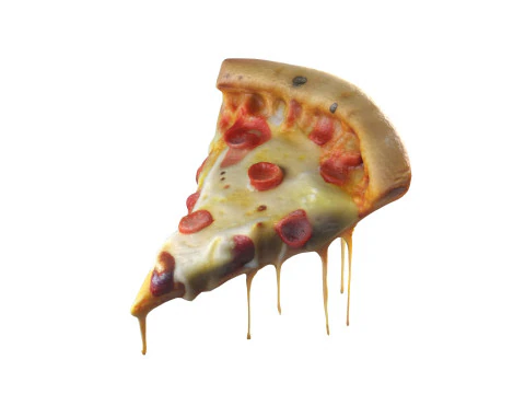 Cole&ccedil;&atilde;o de fatias de pizza Modelo 3D