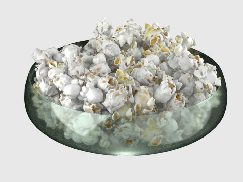 Popcorn bowl Modelo 3D