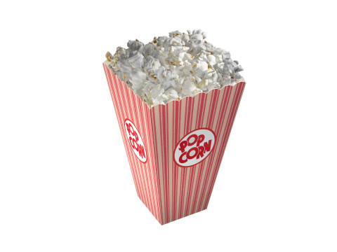Popcorn box 1 Modelo 3D