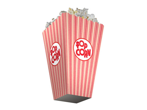 Popcorn box 1 Modelo 3D