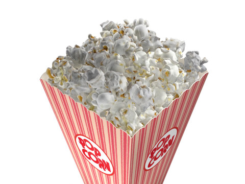 Popcorn box 1 Modelo 3D