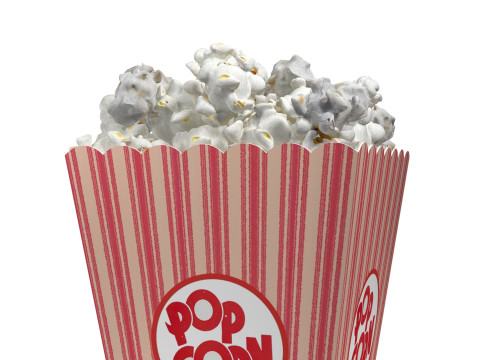 Popcorn box 1 Modelo 3D