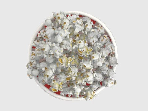 Popcorn box 2 3D Model