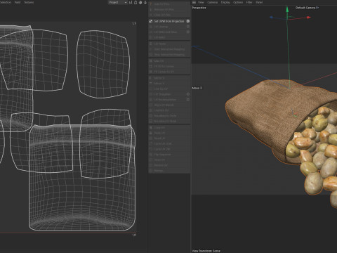 Potato sack Modelo 3D