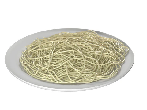 Shrimp noodles 3D Model