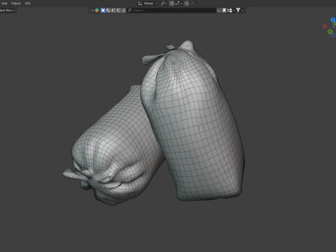 물건 자루 3D 모델