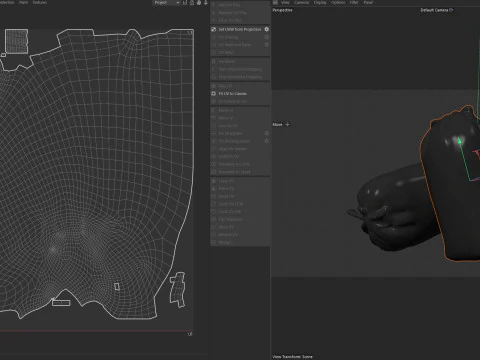 물건 자루 3D 모델