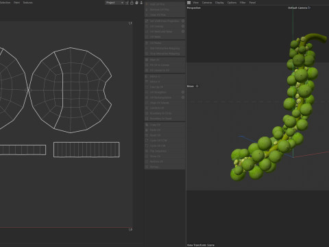 Fresh green peppercorn 3D Model