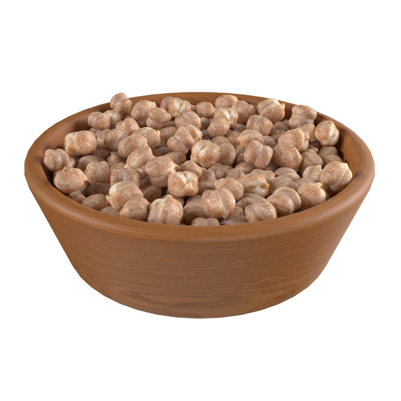 Garbanzo chickpea bowl 3D Model .c4d .max .obj .3ds .fbx .stl .blend 