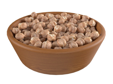 Garbanzo chickpea bowl 3D Модель