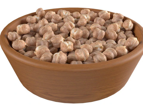 Garbanzo chickpea bowl 3D Model