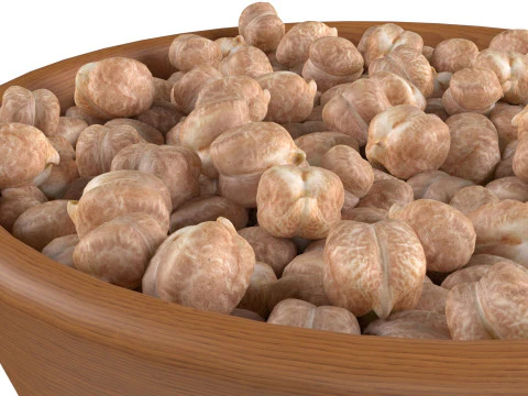 Garbanzo chickpea bowl 3D Model