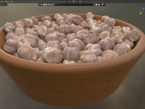 Garbanzo chickpea bowl Modelo 3D