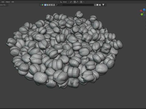 Garbanzo chickpea bowl 3D Model