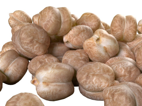 Garbanzo chickpea pile 3D 模型