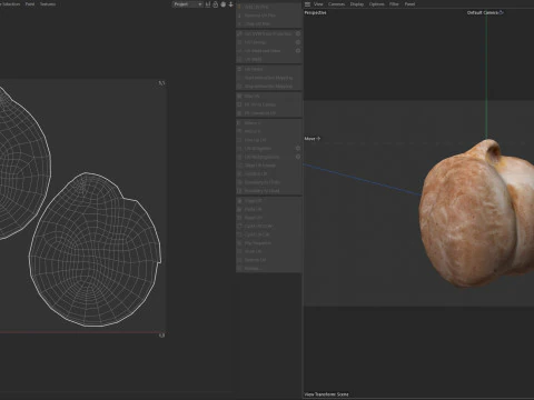 Garbanzo chickpea pile 3D Model