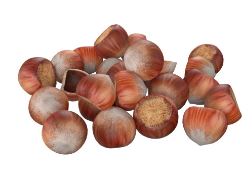 Hazelnut pile 3D Model