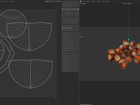 Hazelnut pile 3D Model
