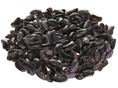 Black kidney beans bowl 3D Model