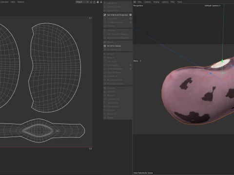 Feij&atilde;o Borlotti com Cranberry Modelo 3D