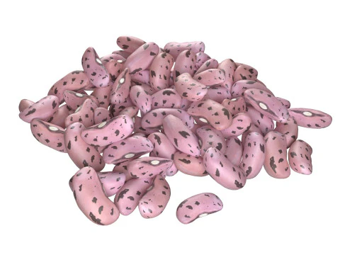 Pilha de feij&atilde;o Cranberry Borlotti Modelo 3D