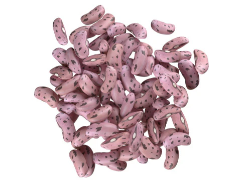 Pilha de feij&atilde;o Cranberry Borlotti Modelo 3D