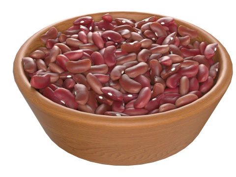 Tigela de feij&atilde;o vermelho Modelo 3D