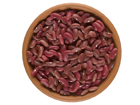 Kidney red bean bowl Modelo 3D