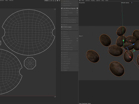 Lotus seed black pile Modèle 3D