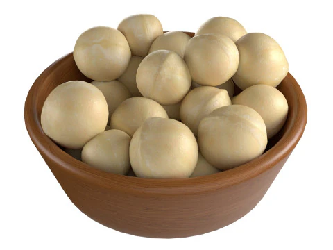 Macadamia nut kernel bowl 3D Model