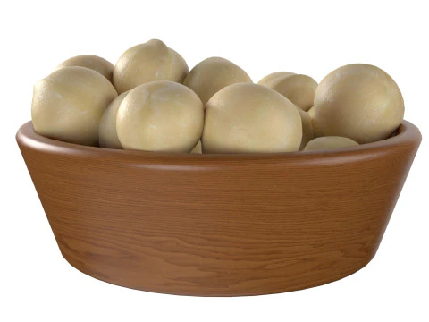 Macadamia nut kernel bowl 3D Model