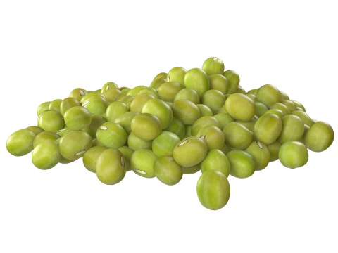 Pilha de feij&atilde;o mungo Modelo 3D