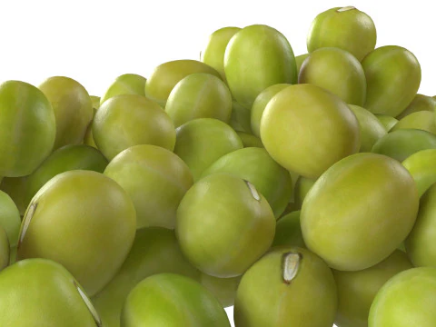 Pilha de feij&atilde;o mungo Modelo 3D