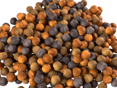 Mustard seed pile 3D-Modell