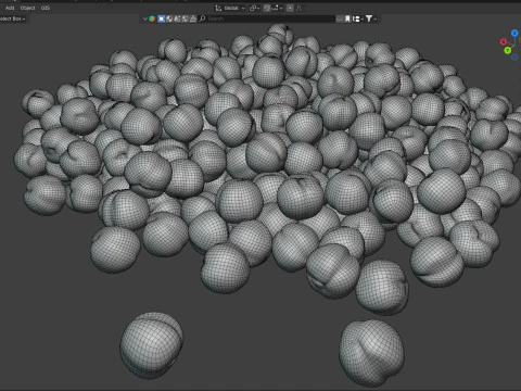 Mustard seed pile 3D Model