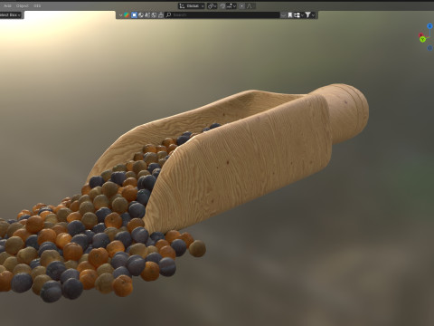 Mustard seed scoop Scoop Modelo 3D
