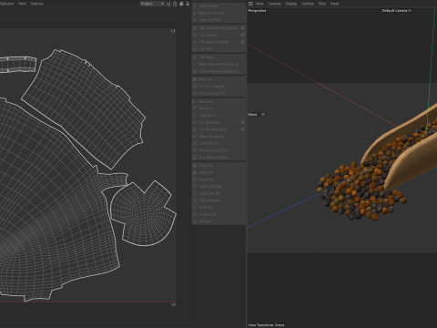 Mustard seed scoop Scoop Modelo 3D