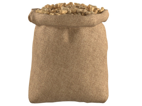 Peanut bag sack 3D 模型