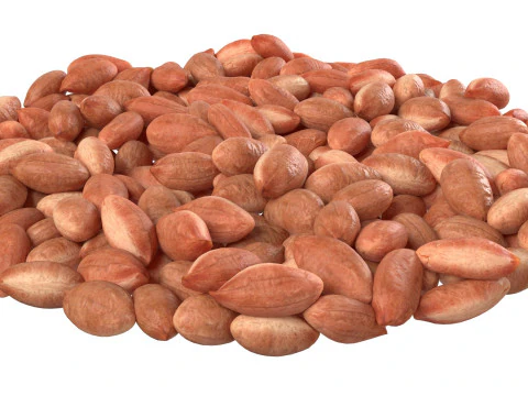 Tigela marrom de caro&ccedil;o de amendoim Modelo 3D